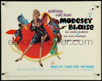 5k0713 MODESTY BLAISE 1/2sh 1966 Bob Peak art of sexiest female secret agent Monica Vitti!