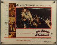 5k0732 SPIRIT OF ST. LOUIS 1/2sh 1957 James Stewart as aviator Charles Lindbergh, Billy Wilder!