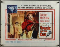5k0741 TRACK OF THE CAT 1/2sh 1954 Robert Mitchum & Teresa Wright in a startling love story!