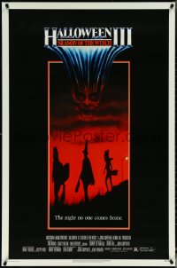 5k0413 HALLOWEEN III 1sh 1982 Season of the Witch, horror sequel, the night no one comes home!