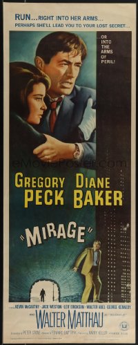 5k0948 MIRAGE insert 1965 is the key to Gregory Peck's secret in his mind, or in Diane Baker's arms