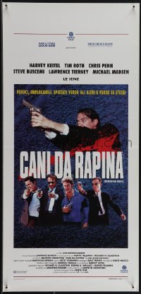 5k0891 RESERVOIR DOGS Italian locandina 1993 Quentin Tarantino, Harvey Keitel, Buscemi, Chris Penn!