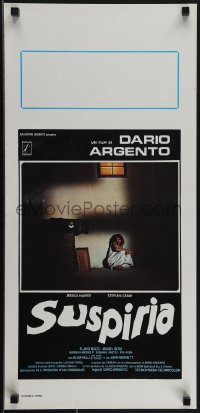 5k0893 SUSPIRIA Italian locandina 1977 classic Dario Argento giallo horror, Harper, white title!