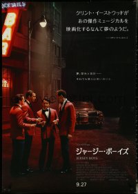 5k0035 JERSEY BOYS advance DS Japanese 29x41 2014 biography of The Four Seasons directed by Eastwood!