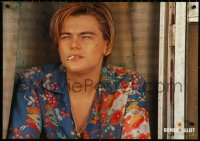 5k0850 ROMEO & JULIET Japanese 1996 great close-up portrait of smoking Leonardo DiCaprio!