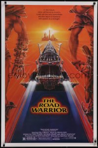 5k0450 MAD MAX 2: THE ROAD WARRIOR 1sh 1982 Mel Gibson in the title role, great art by Commander!