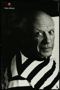 5k0205 APPLE 24x36 advertising poster 1997 close-up of modern artist Pablo Picasso, ultra rare!