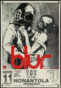 5k0118 BLUR 28x40 Italian music poster 2003 Blur/Elbow at Vox Club, rare commercial art by Banksy!