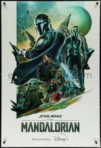 5k0141 MANDALORIAN DS tv poster 2023 sci-fi art of the bounty hunter with top cast, 'Baby Yoda'!