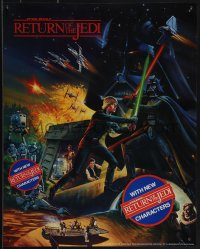 5k0618 RETURN OF THE JEDI 2-sided 18x22 special poster 1983 Hi-C promo with different printing!