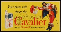 5k0594 R.J. REYNOLDS 11x21 advertising poster 1950 your taste will cheer for Cavalier!