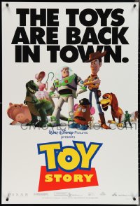 5k0543 TOY STORY DS 1sh 1995 Disney & Pixar cartoon, great images of Buzz Lightyear, Woody & cast!
