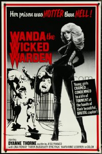 5k0558 WANDA THE WICKED WARDEN 1sh 1977 Jess Franco, Thorne's prison is HOTTER than HELL!