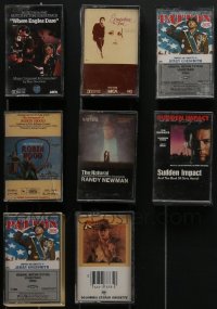 5m0411 LOT OF 8 MOVIE SOUNDTRACK CASSETTE TAPES 1980s Where Eagles Dare, Adventures of Robin Hood!