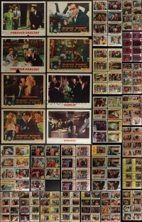 5m0210 LOT OF 367 LOBBY CARDS 1950s complete & incomplete sets from a variety of movies!