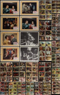 5m0211 LOT OF 289 LOBBY CARDS 1940s-1960s mostly incomplete sets from a variety of movies!