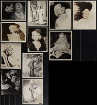5m0495 LOT OF 11 MAE WEST MOSTLY 1930S 8X10 STILLS 1930s portraits & scenes from several movies!