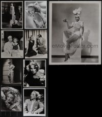 5m0483 LOT OF 17 MARLENE DIETRICH REPRO PHOTOS & RE-STRIKE 8X10 STILLS 1970s-1980s great images!