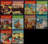 5m0126 LOT OF 10 DISNEYLAND MAGAZINES BETWEEN #11-20 1970s filled with great cartoon images!