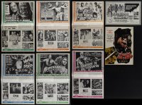 5m0415 LOT OF 8 HORROR/SCI-FI MEXICAN PRESS SHEETS 1960s great images from a variety of movies!
