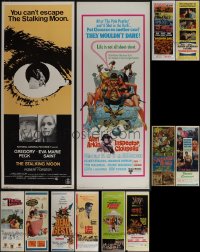 5m0651 LOT OF 12 UNFOLDED 1960S INSERTS 1960s great images from a variety of different movies!
