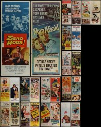 5m0607 LOT OF 26 FORMERLY FOLDED INSERTS 1950s-1970s great images from a variety of movies!
