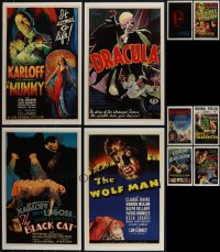 5m0007 LOT OF 10 UNIVERSAL MASTERPRINTS 2001 all the best horror movies including Dracula & Mummy!