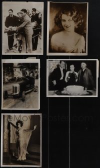 5m0540 LOT OF 5 ENGLISH NEWS PHOTOS 1930s great candid images of celebrities!