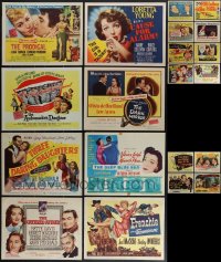 5m0271 LOT OF 20 TITLE CARDS 1940s-1950s great images from a variety of different movies!