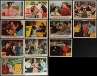 5m0277 LOT OF 13 LOBBY CARDS FROM ELIZABETH TAYLOR MOVIES 1950s-1960s great scenes!