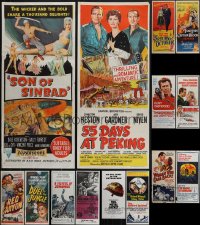 5m0396 LOT OF 18 FOLDED AUSTRALIAN DAYBILLS 1960s-1980s great images from a variety of movies!