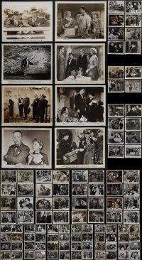 5m0434 LOT OF 140 MOSTLY 1940S-50S 8X10 STILLS 1940s-1950s a variety of portraits & movie scenes!