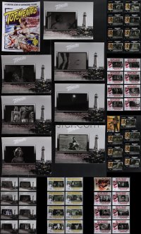 5m0372 LOT OF 80 HORROR/SCI-FI 8 1/2X11 COLOR REPRO PHOTOS 2010s cool faux lobby card-like images!