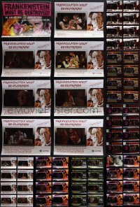 5m0368 LOT OF 95 HAMMER HORROR 8 1/2X11 COLOR REPRO PHOTOS 2010s cool faux lobby card-like images!