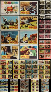5m0217 LOT OF 120 1960S LOBBY CARDS 1960s complete sets from fifteen different movies!