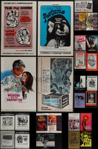 5m0053 LOT OF 43 UNCUT PRESSBOOKS 1960s-1970s advertising for a variety of different movies!