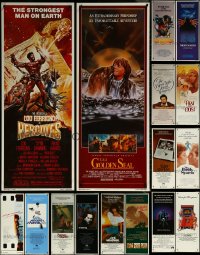 5m0621 LOT OF 19 UNFOLDED 1980S INSERTS 1980s great images from a variety of different movies!