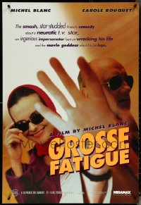 5m0950 LOT OF 5 UNFOLDED SINGLE-SIDED GROSSE FATIGUE ONE-SHEETS 1994 Michel Blanc, Carole Bouquet