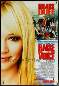 5m0794 LOT OF 16 UNFOLDED SINGLE-SIDED 27X40 RAISE YOUR VOICE ADVANCE ONE-SHEETS 2004 Hillary Duff