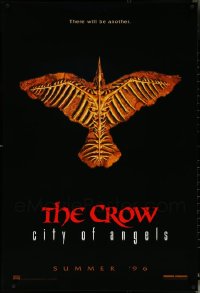 5m0972 LOT OF 5 UNFOLDED SINGLE-SIDED 27X40 CROW: CITY OF ANGELS TEASER ONE-SHEETS 1996 cool art!