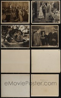 5m0553 LOT OF 4 WALLACE REID 8X10 LOBBY CARDS 1910s-1920s great portraits & movie scenes!