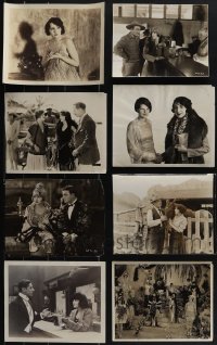 5m0521 LOT OF 8 BEBE DANIELS 8X10 STILLS 1920s great movie scenes from her movies!