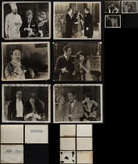 5m0510 LOT OF 9 ADOLPHE MENJOU 8X10 STILLS 1920s great portraits & movie scenes!
