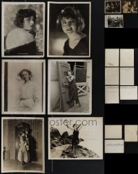 5m0508 LOT OF 9 BETTY COMPSON 8X10 STILLS 1920s great portraits & movie scenes!