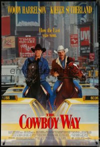 5m0907 LOT OF 8 UNFOLDED SINGLE-SIDED 27X40 COWBOY WAY ONE-SHEETS 1994 Woody Harrelson, Sutherland
