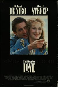 5m0886 LOT OF 8 UNFOLDED SINGLE-SIDED 27X41 FALLING IN LOVE ONE-SHEETS 1984 DeNiro, Meryl Streep