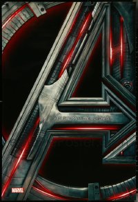 5m0980 LOT OF 5 UNFOLDED DOUBLE-SIDED 27X40 AVENGERS: AGE OF ULTRON TEASER ONE-SHEETS 2015 Marvel!