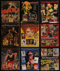 5m0102 LOT OF 9 BRUCE HERSHENSON VINTAGE HOLLYWOOD POSTERS 1-9 MOVIE POSTER AUCTION CATALOGS 1990s-2000s