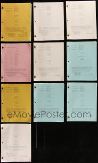 5m0100 LOT OF 10 NASH BRIDGES TV SCRIPTS 1990s-2000s from a variety of different episodes!