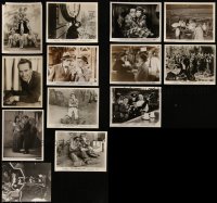 5m0492 LOT OF 13 HAROLD LLOYD 8X10 STILLS 1930s-1960s great portraits & movie scenes!